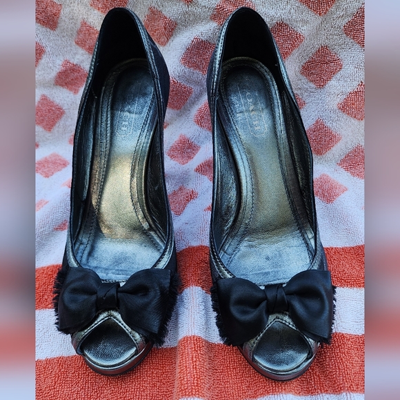 Coach open toe high heels - Picture 9 of 13
